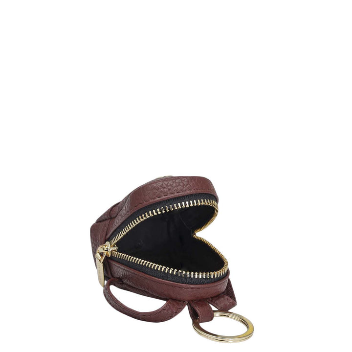 Wax Leather Key Chain - Blood Stone