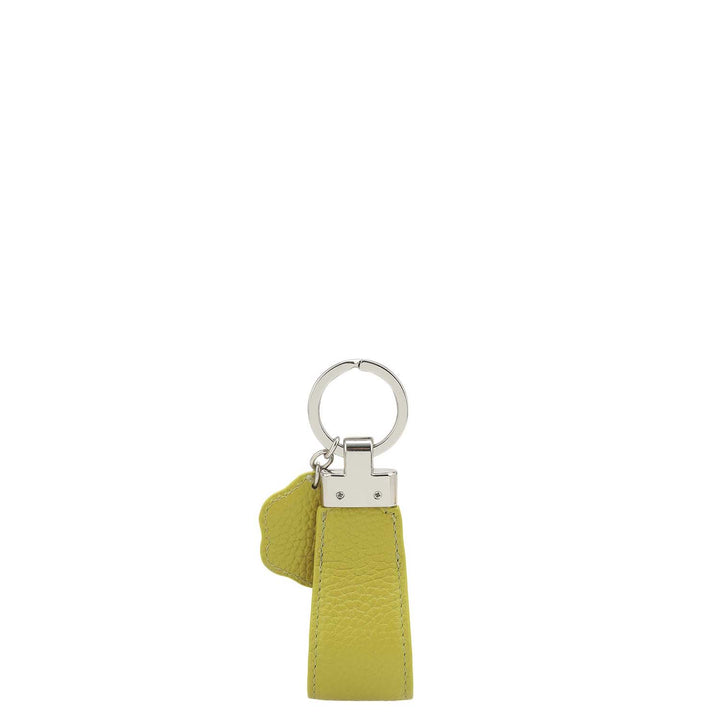 Wax Leather Key Chain - Green Tea