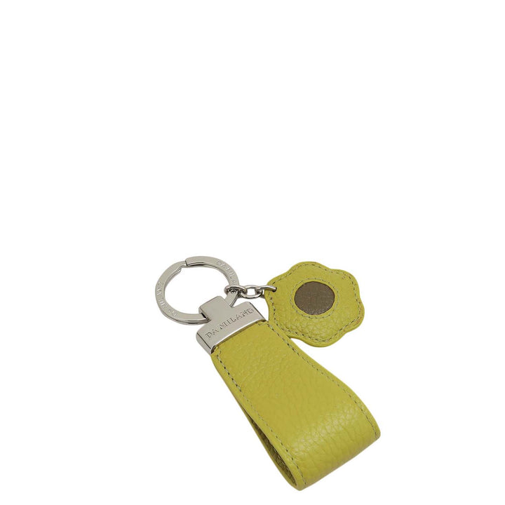 Wax Leather Key Chain - Green Tea