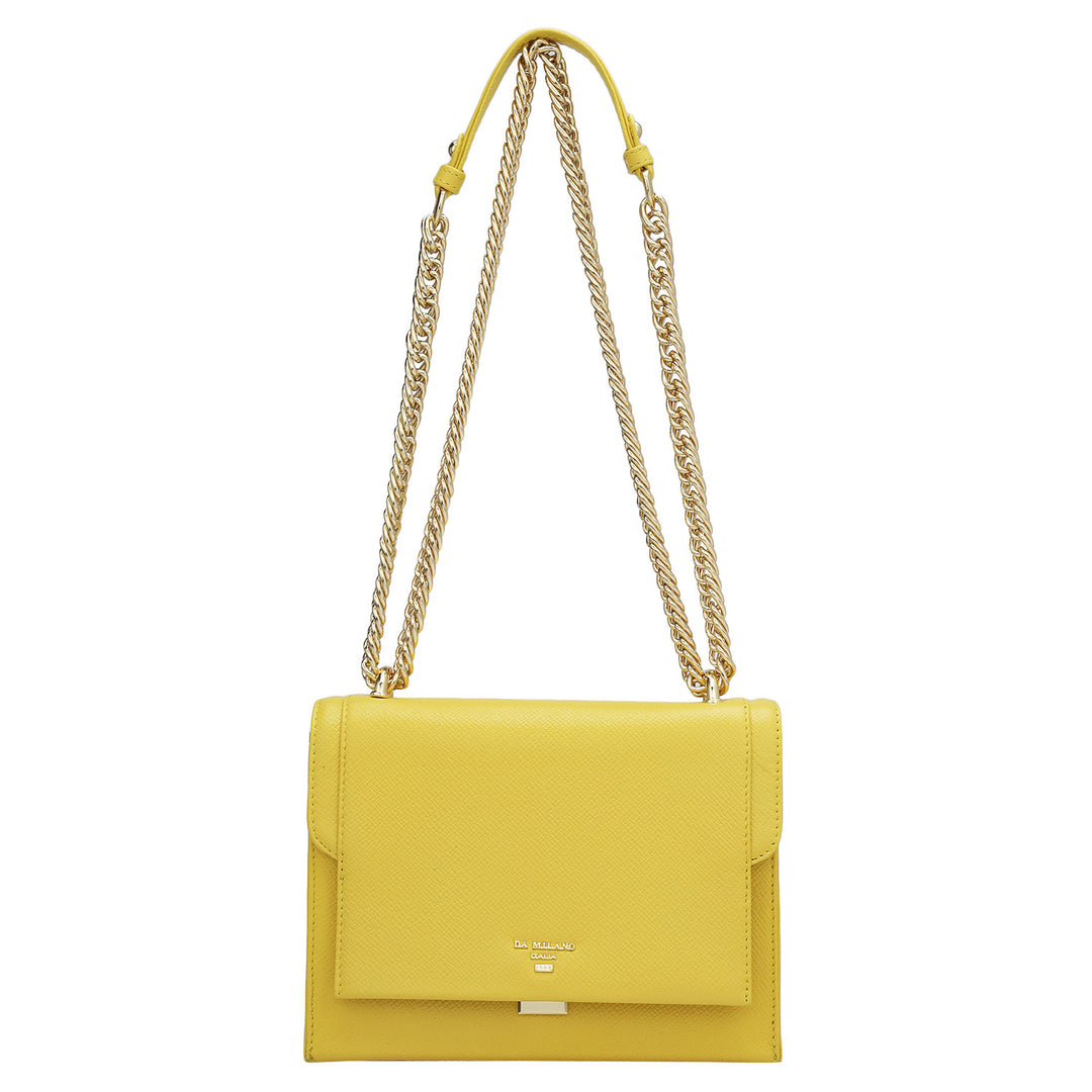 Small Franzy Leather Shoulder Bag - Minion