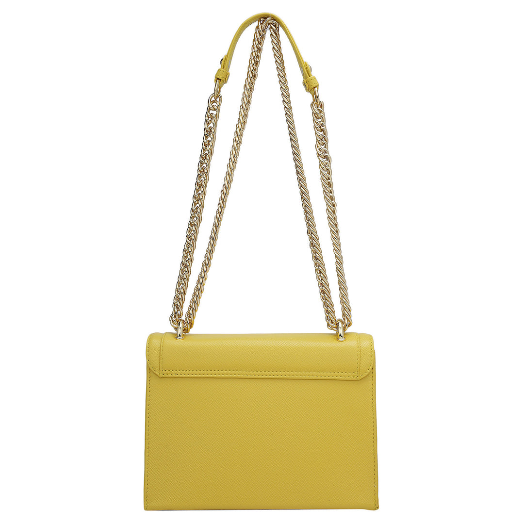 Small Franzy Leather Shoulder Bag - Minion