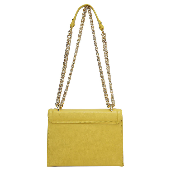 Small Franzy Leather Shoulder Bag - Minion
