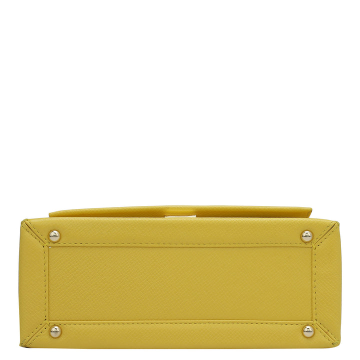 Small Franzy Leather Shoulder Bag - Minion