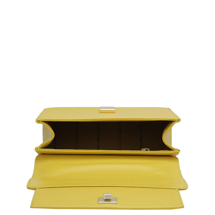 Small Franzy Leather Shoulder Bag - Minion