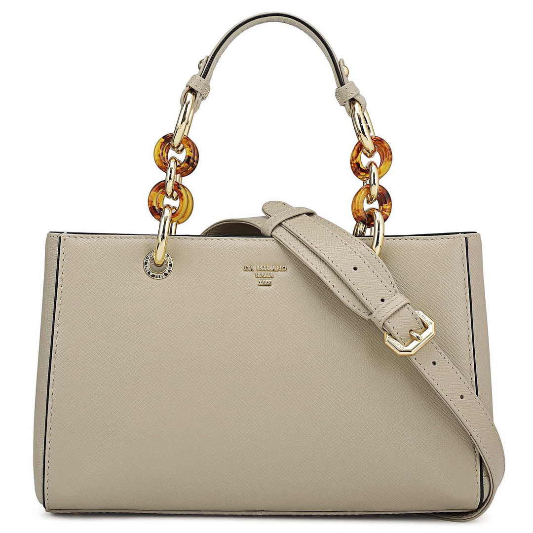 Small Franzy Leather Satchel - Lamb