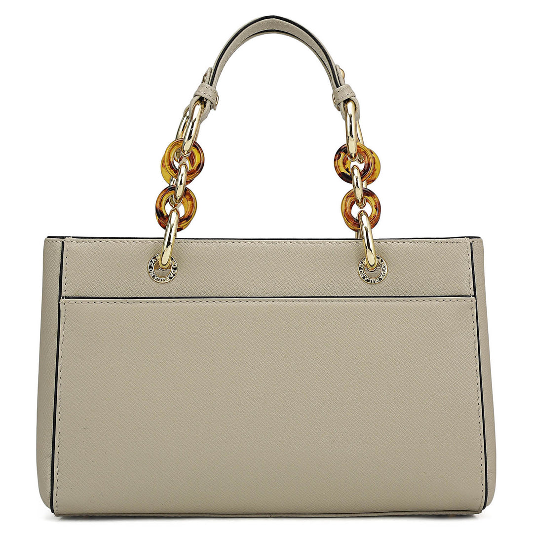 Small Franzy Leather Satchel - Lamb