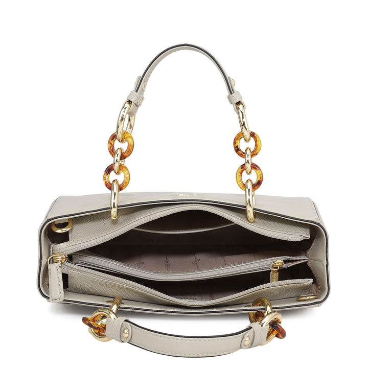 Small Franzy Leather Satchel - Lamb