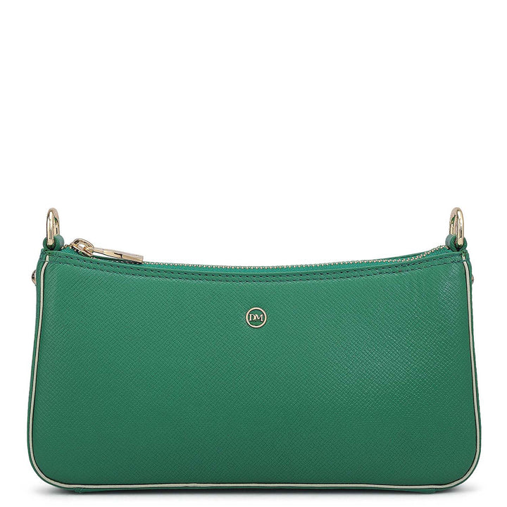 Small Monogram Franzy Leather Sling - Sea Weed & Mint