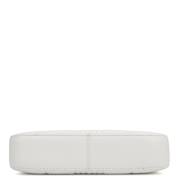 Small Wax Stripe Leather Shoulder Bag - Purity