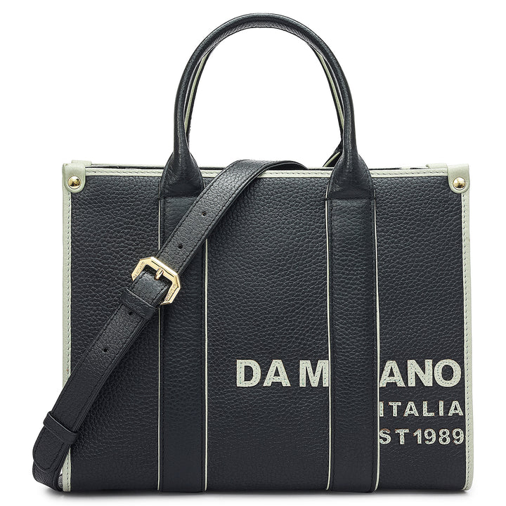 Zoe Small Book Tote - Black