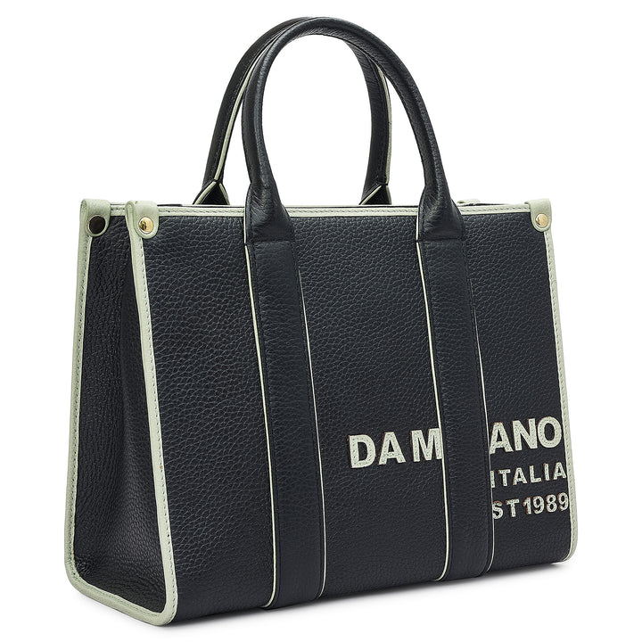 Zoe Small Book Tote - Black