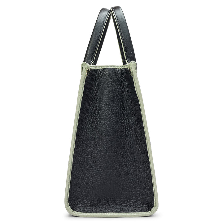 Zoe Small Book Tote - Black