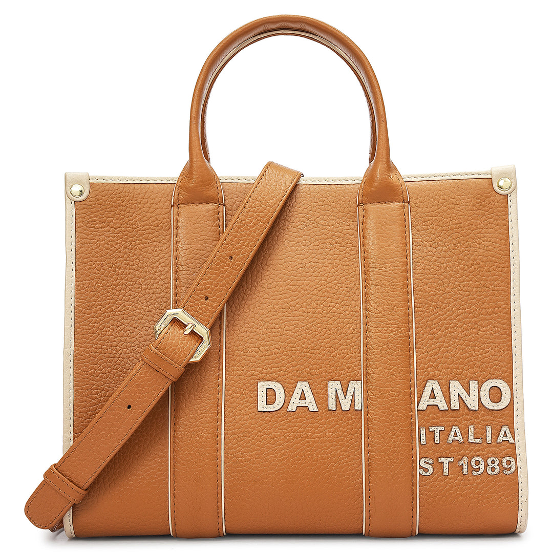 Zoe Small Book Tote - Caramel