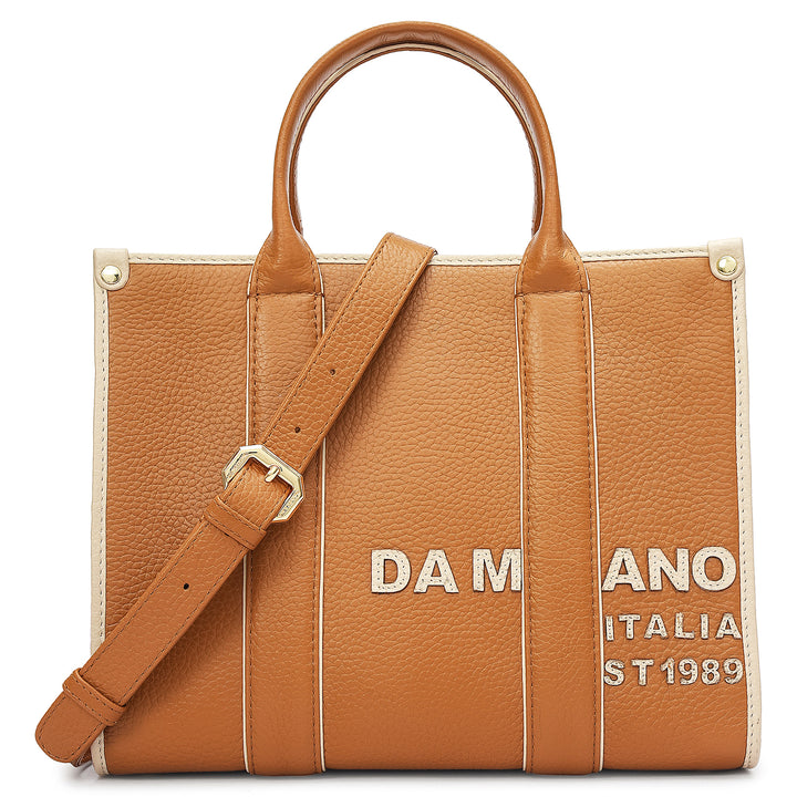 Zoe Small Book Tote - Caramel