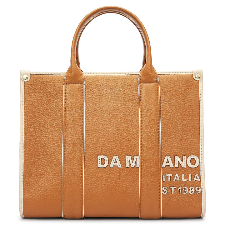 Zoe Small Book Tote - Caramel