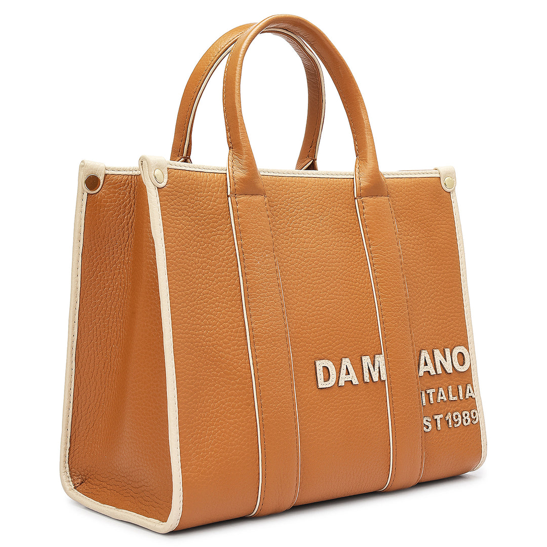 Zoe Small Book Tote - Caramel