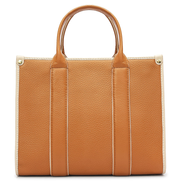 Zoe Small Book Tote - Caramel