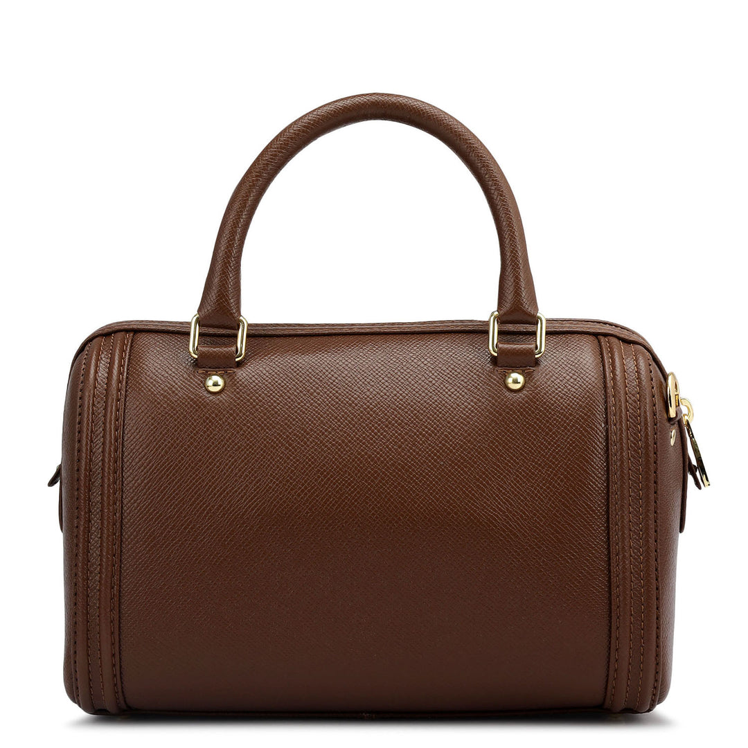 Petite Mosaic Franzy Leather Satchel - Date & Frost