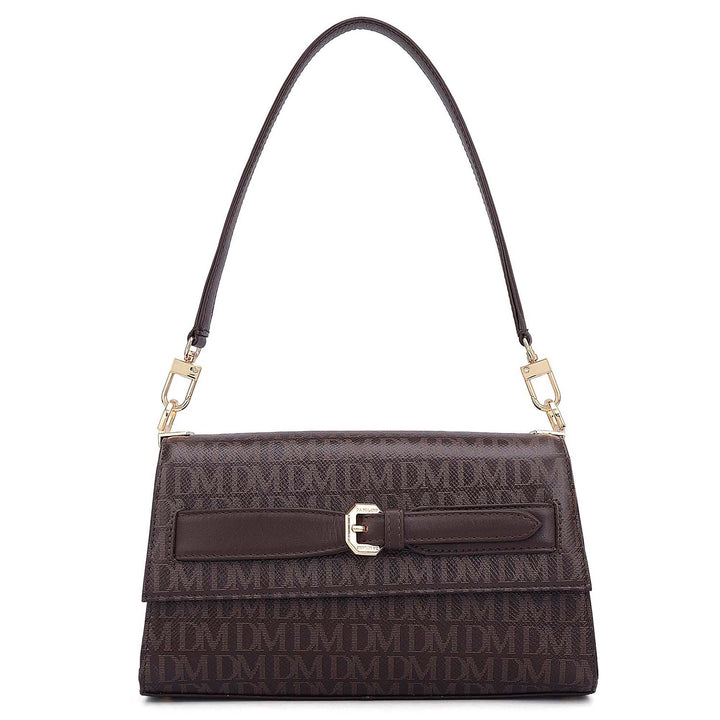 Siena Monogram Leather Baguette - Date