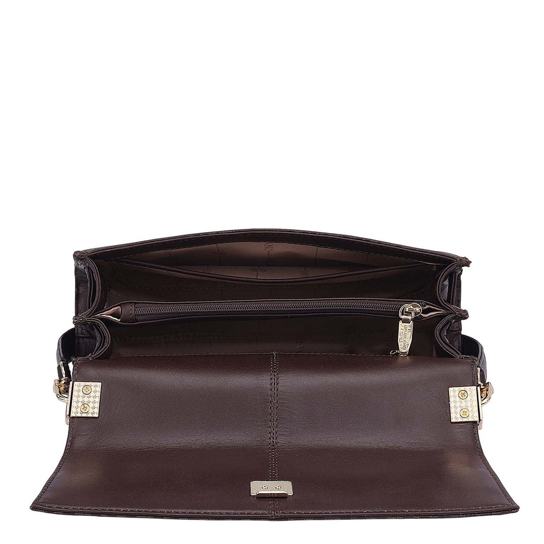 Siena Monogram Leather Baguette - Date