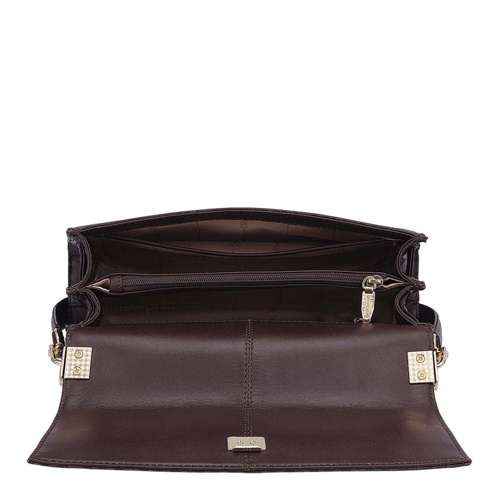 Siena Monogram Leather Baguette - Date