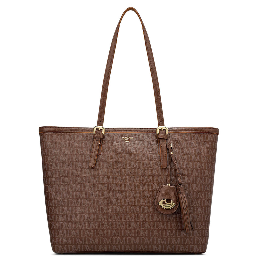 Medium Monogram Leather Tote - Date