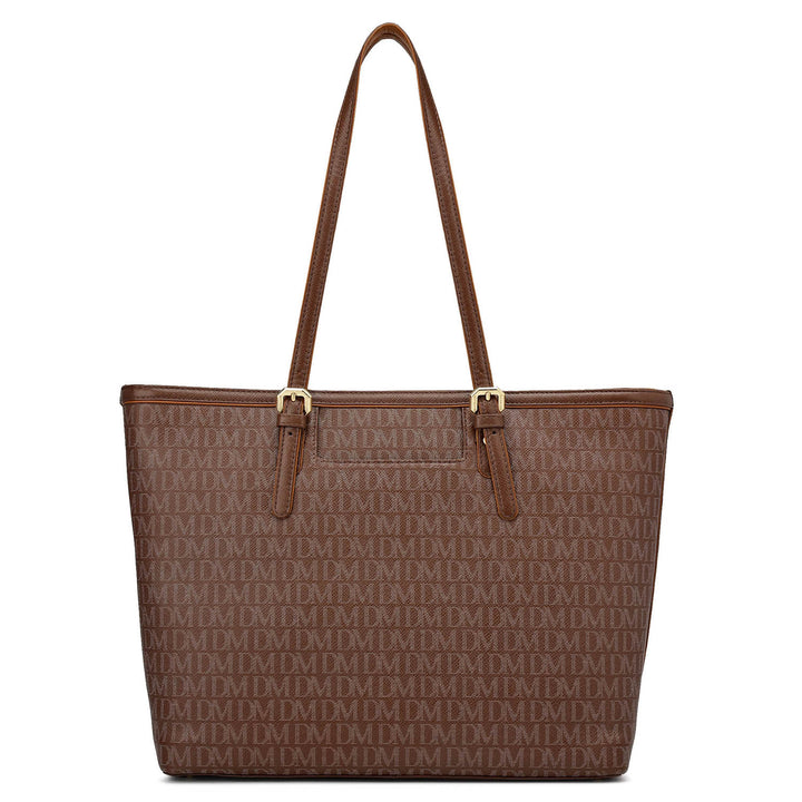 Medium Monogram Leather Tote - Date