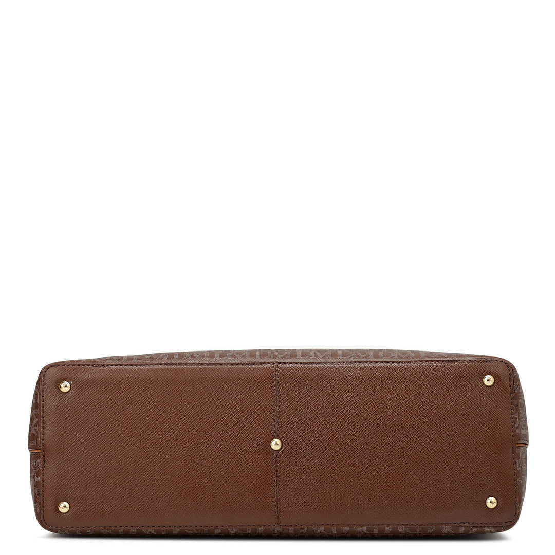 Medium Monogram Leather Tote - Date