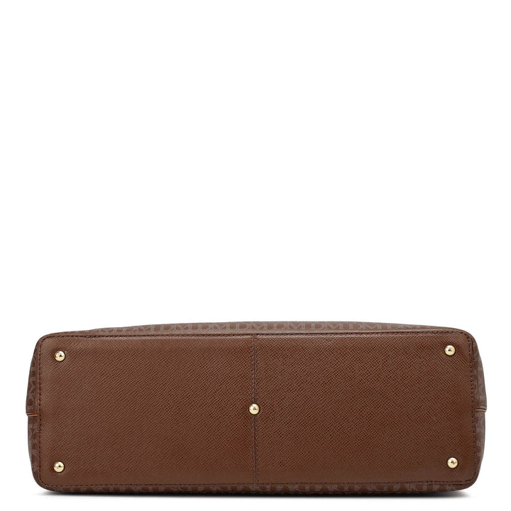 Medium Monogram Leather Tote - Date