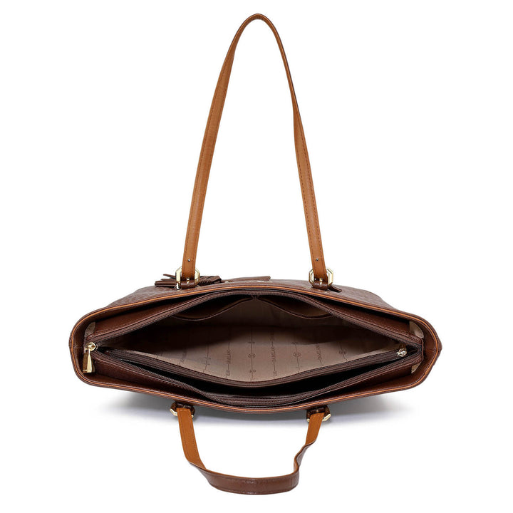 Medium Monogram Leather Tote - Date