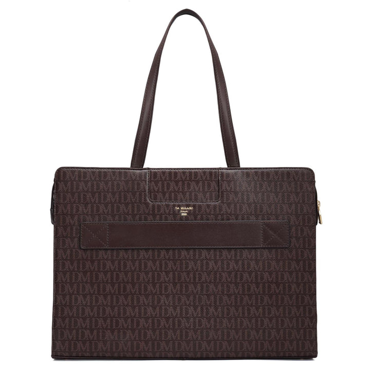 Siena Monogram Leather Shoulder Bag - Date