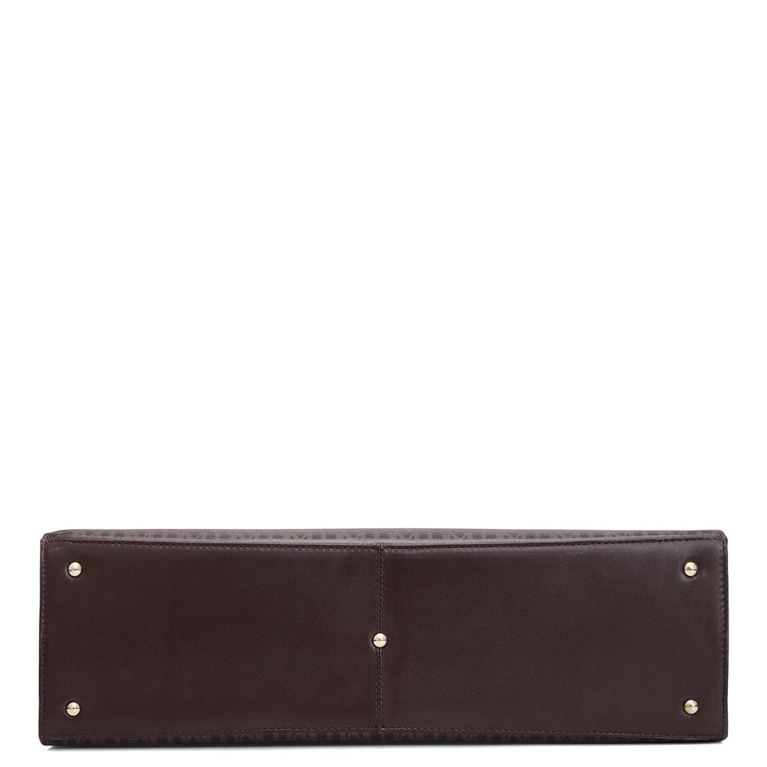 Siena Monogram Leather Shoulder Bag - Date