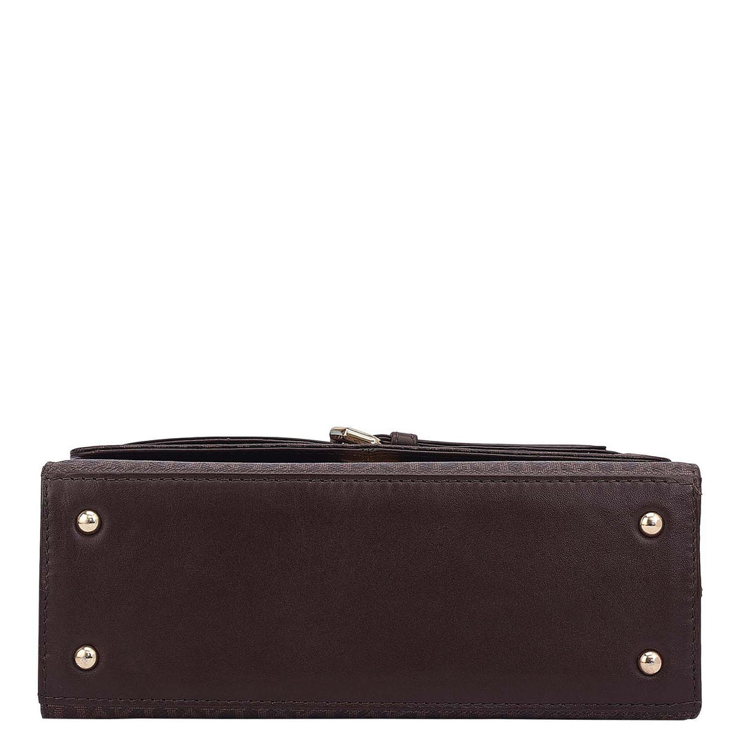 Small Monogram Leather Shoulder Bag - Date