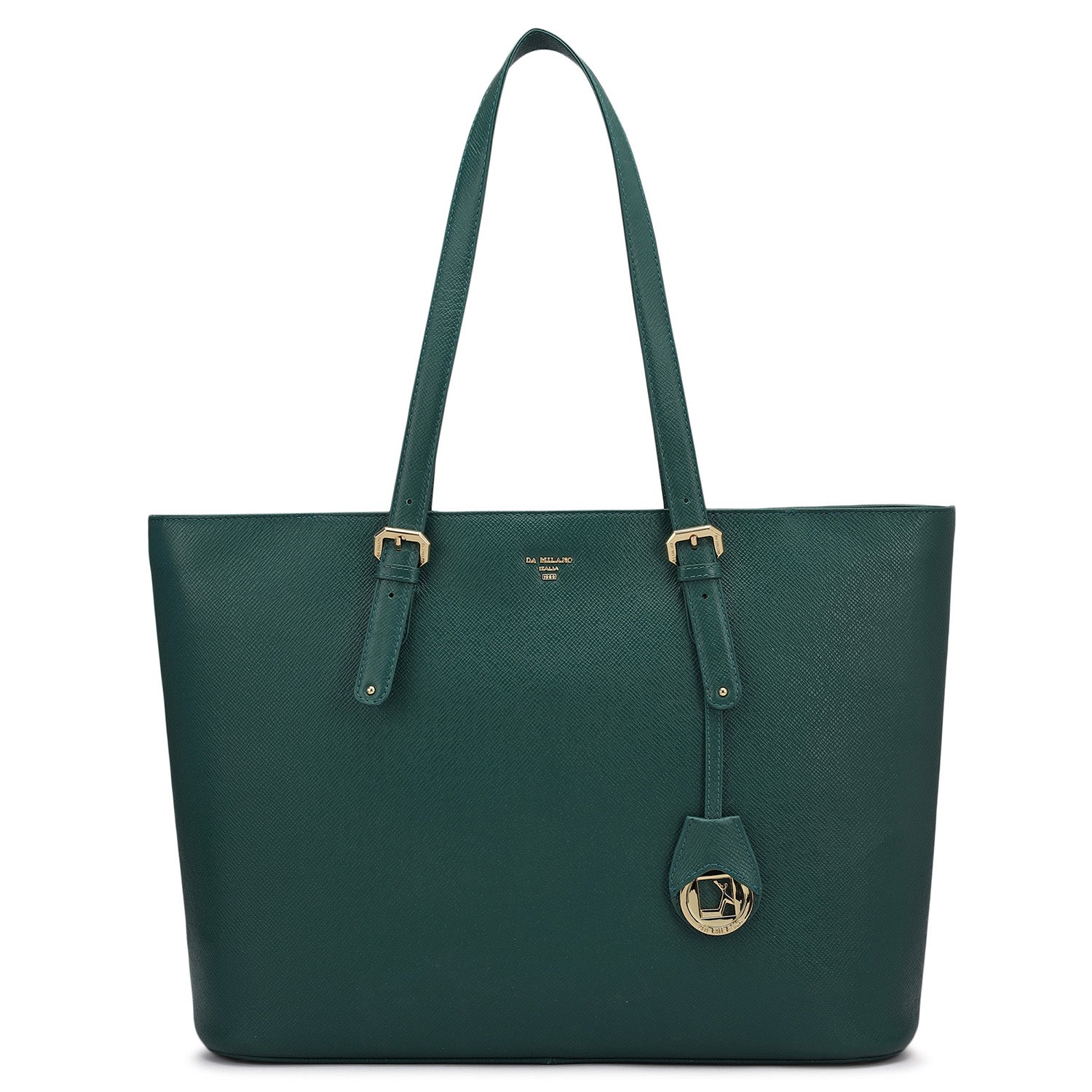 Large Franzy Leather Tote - Forest – Da Milano