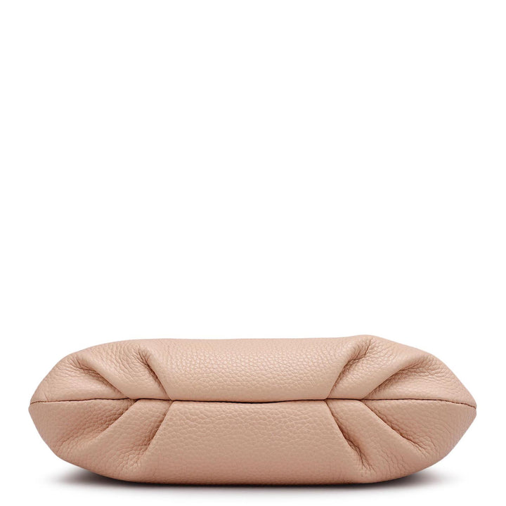 Small Wax Leather Shoulder Bag - Feather