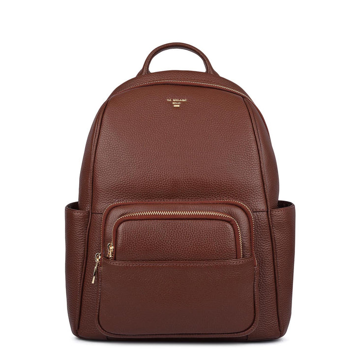 Wax Leather Backpack - Espresso