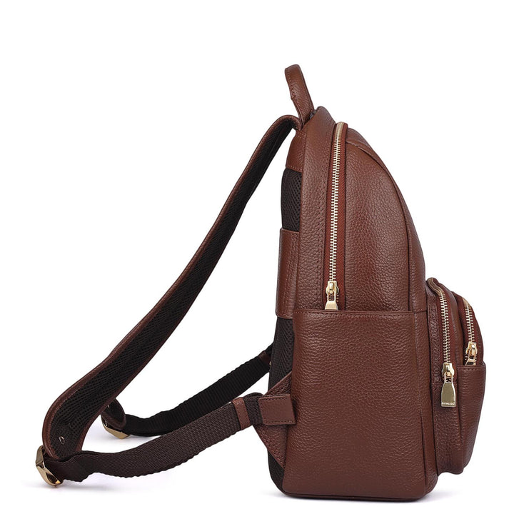 Wax Leather Backpack - Espresso