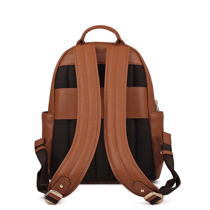 Wax Leather Backpack - Tan