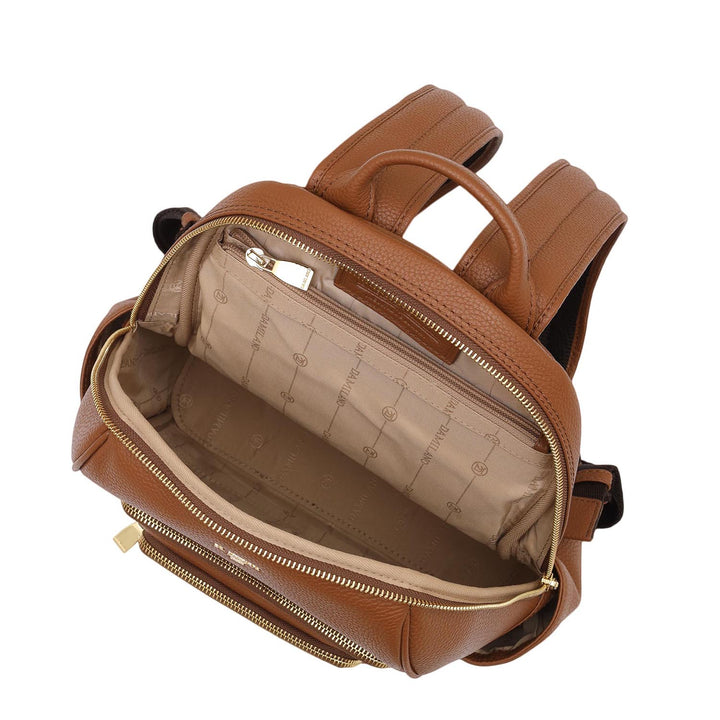 Wax Leather Backpack - Tan