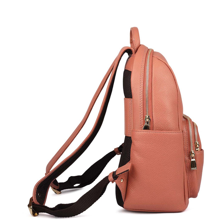Wax Leather Backpack - Terracotta