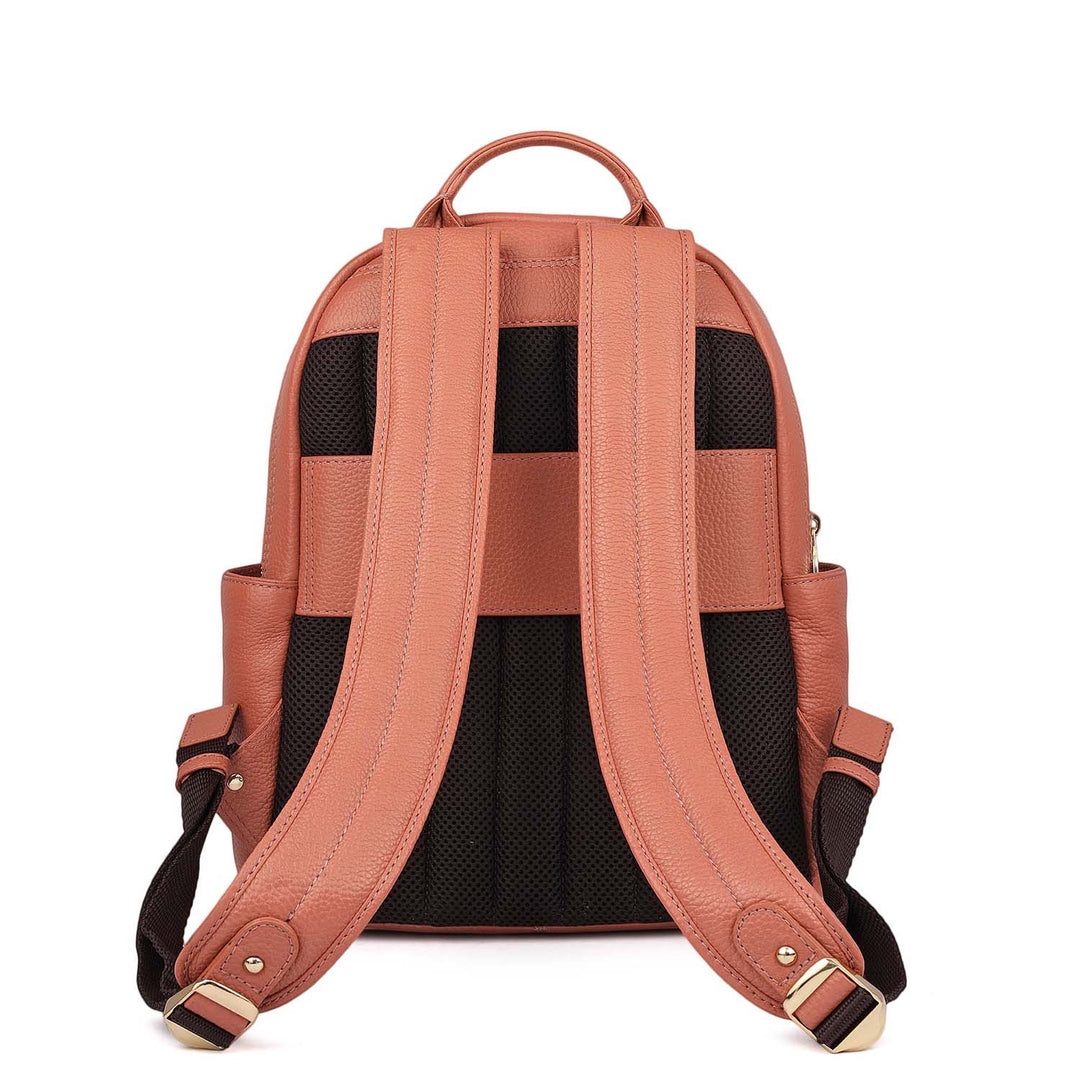 Wax Leather Backpack - Terracotta