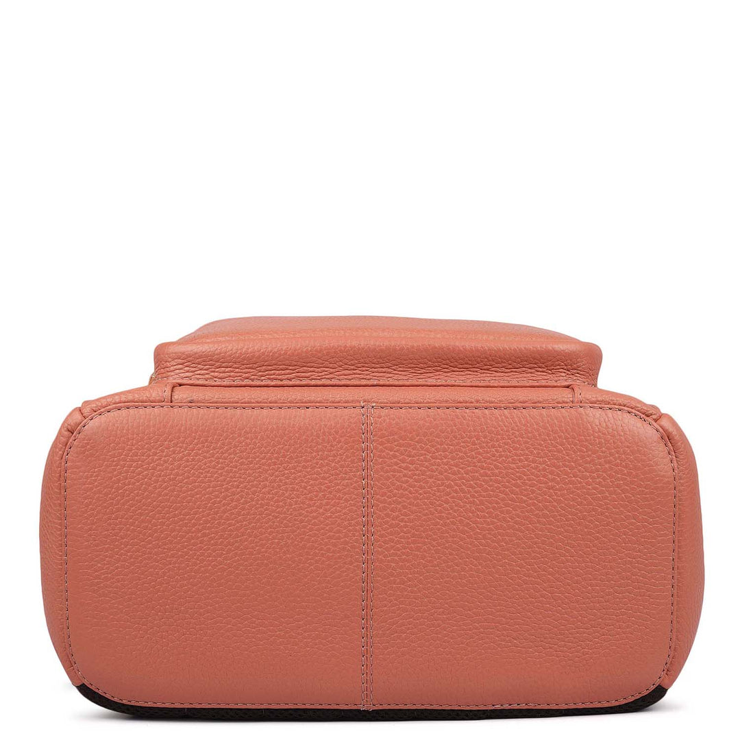 Wax Leather Backpack - Terracotta