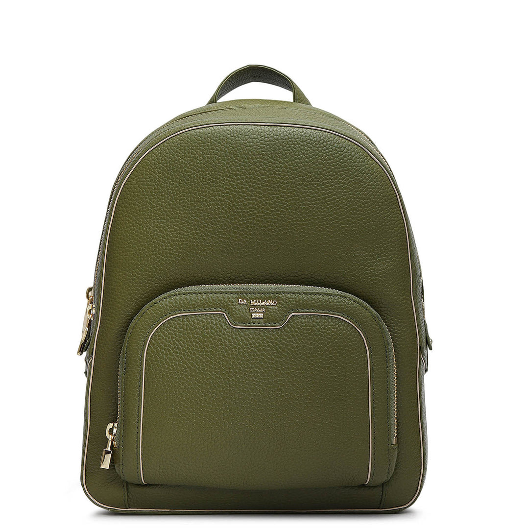 Wax Leather Backpack - Fern
