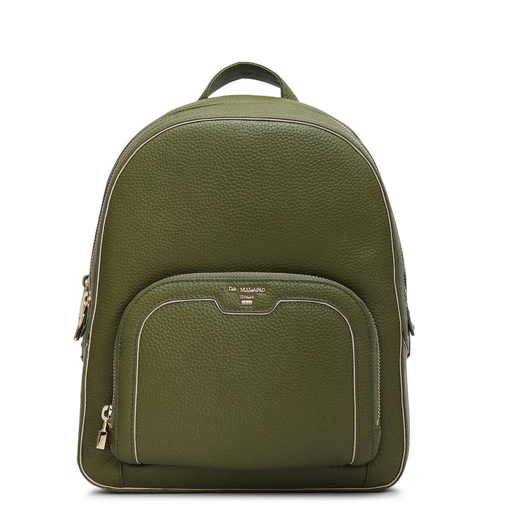 Wax Leather Backpack - Fern