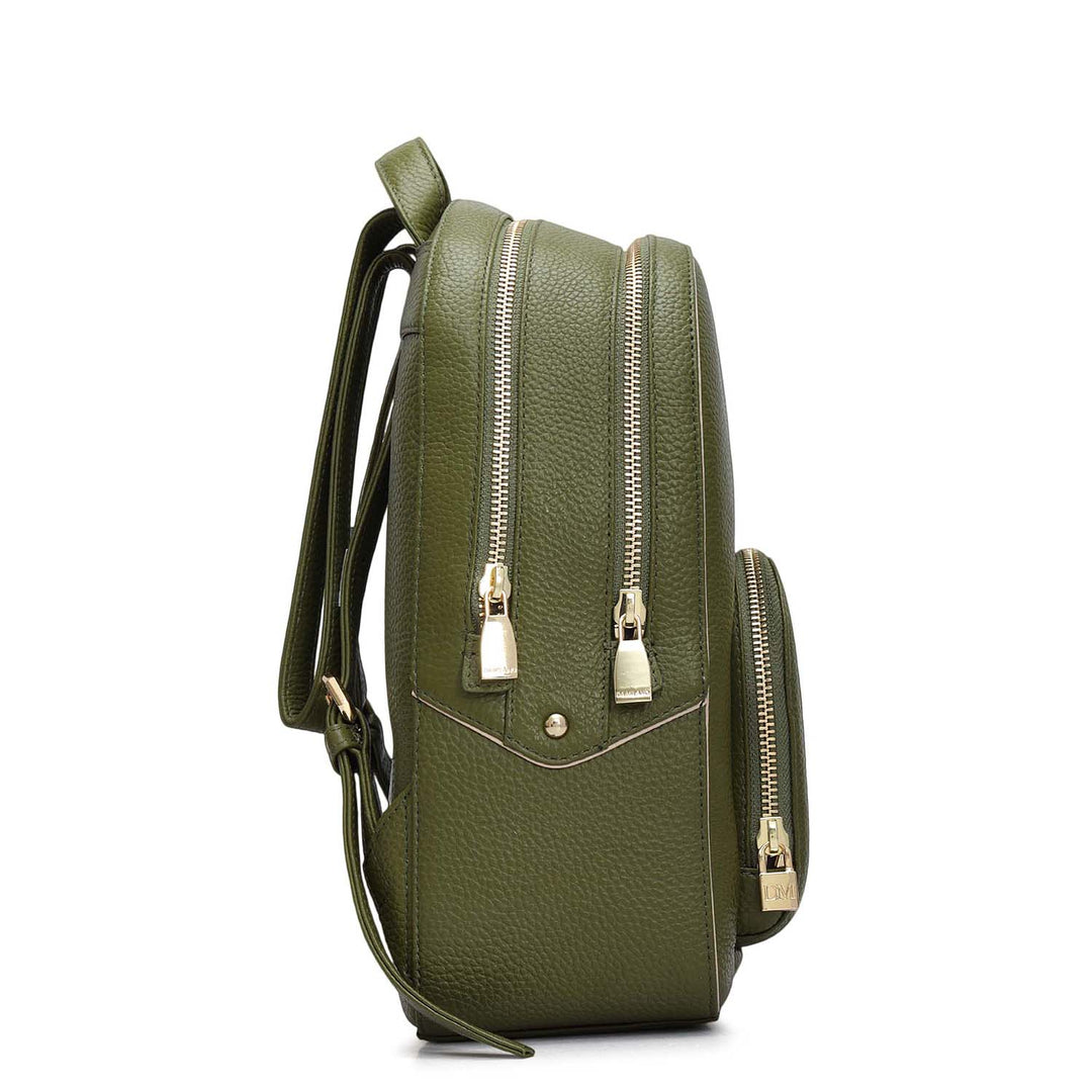 Wax Leather Backpack - Fern