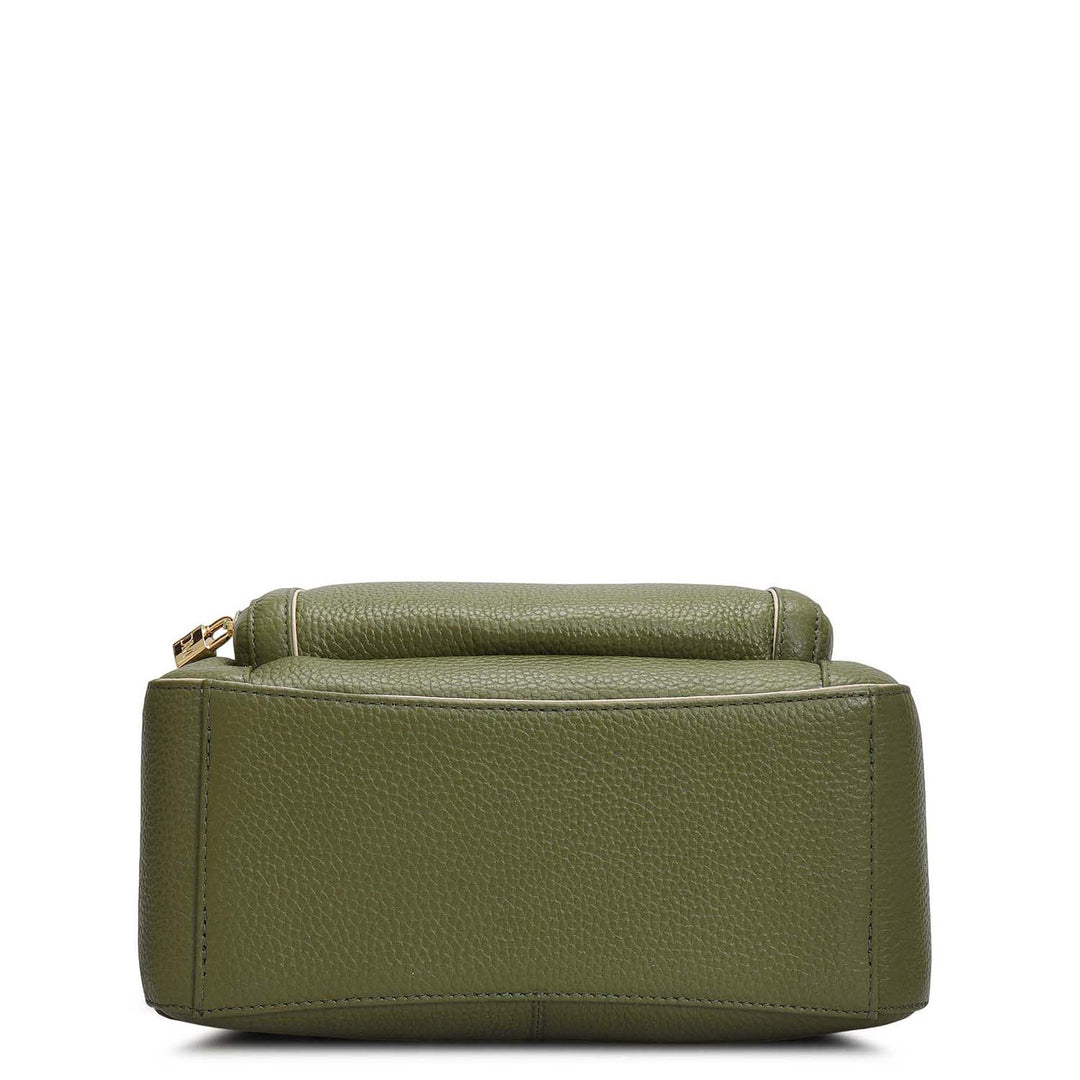 Wax Leather Backpack - Fern