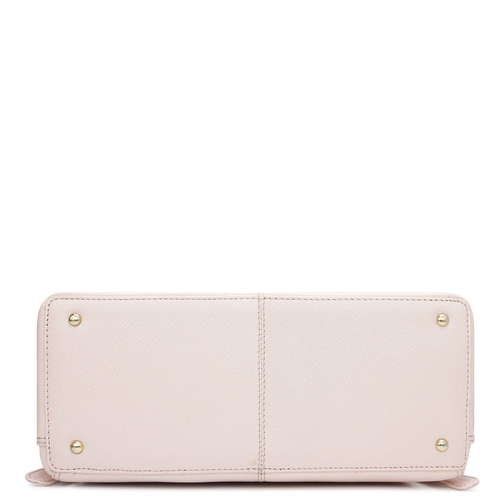 Monogram Franzy Leather Backpack - Blush