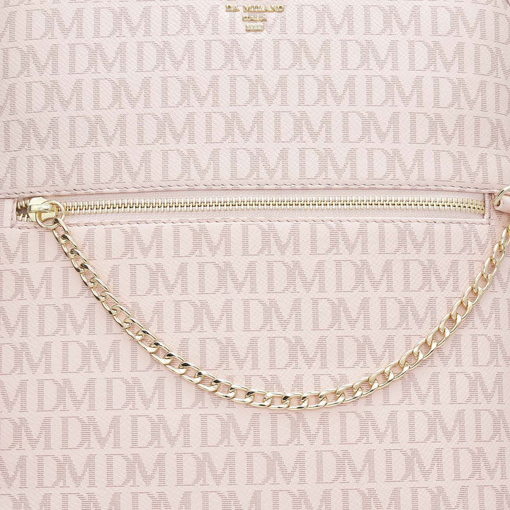 Monogram Franzy Leather Backpack - Blush