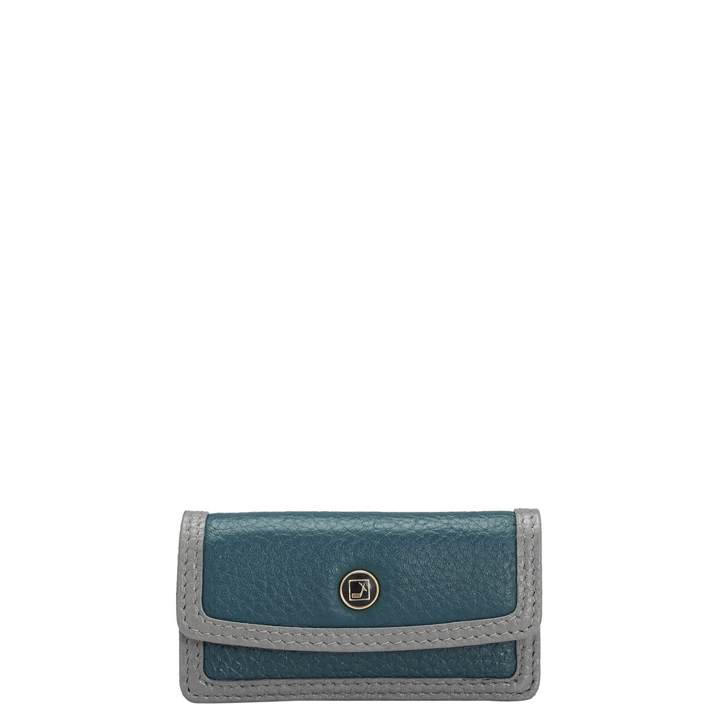 Wax Leather Lipstick Case - Teal
