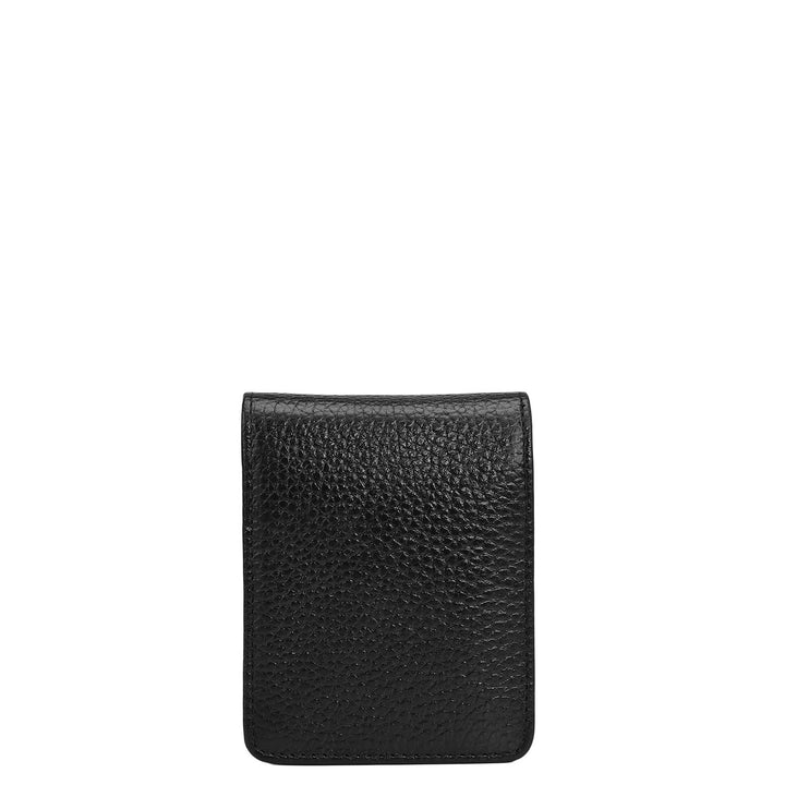 Wax Leather Lipstick Case - Black